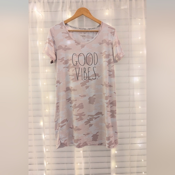 Rae Dunn Women's Pink Camouflage Sleep wear Soft - Picture 4 of 13